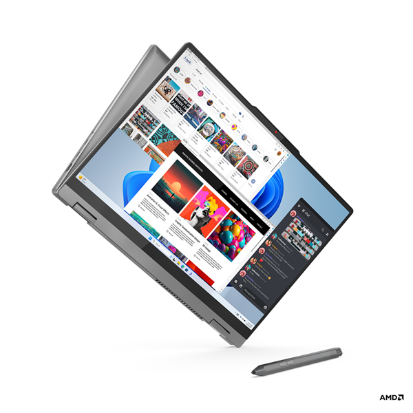 Lenovo IP 5 2in1 16AHP9, Ryzen 5 8645HS, 16.0˝ 2048x1280/Touch, UMA, 16GB, SSD 1TB, W11H, šedý, 2y CI 83DS0045CK