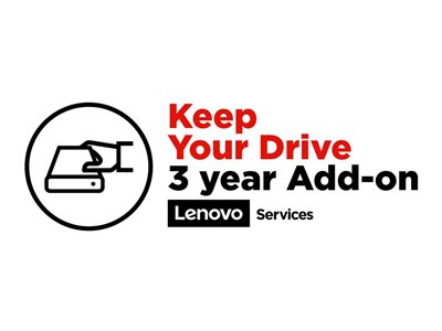 Lenovo Keep Your Drive Add On - Prodloužená dohoda o službách - 3 let - pro ThinkStation P300; P310 5PS0Q11763