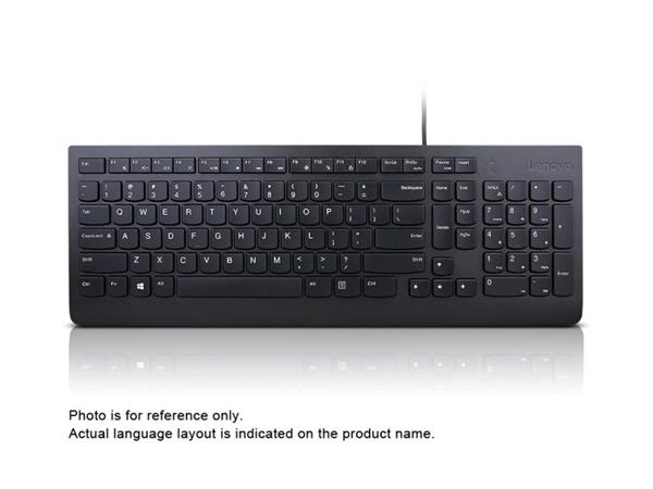 Lenovo klávesnice Essential Wired Keyboard (Black) CZ 4Y41C68650