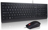 LENOVO klávesnice Essential Wired USB Keyboard + Mouse Set - USB, černá 4X31R64408