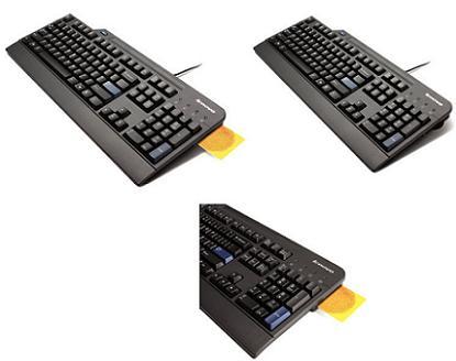 Lenovo klávesnice USB Black Preferred Smartcard reader gen2-CZ 4Y41B69388
