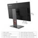 LENOVO LCD P27Q-40 - 27",IPS,matný,16:9,2560x1440,178/178,4ms,350cd/m2,1500:1,HDMI,DP,USB-C,USB Hub,VESA,Pivo 64A7GAT6EU