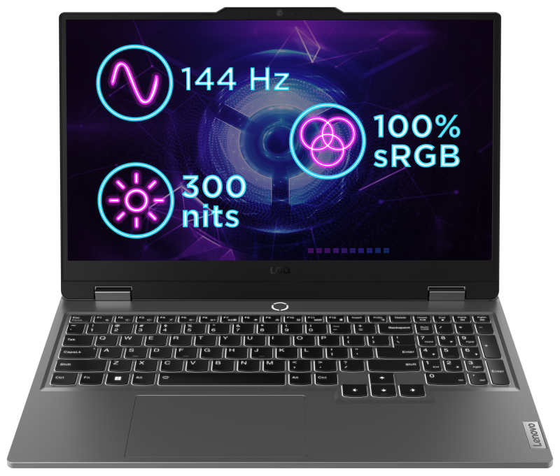 Lenovo LOQ 15IAX9I Intel i5-12450HX 16GB 512GB-SSD 15.6"FHD IPS AG IntelARC Win11Home Luna Grey 83FQ0003CK