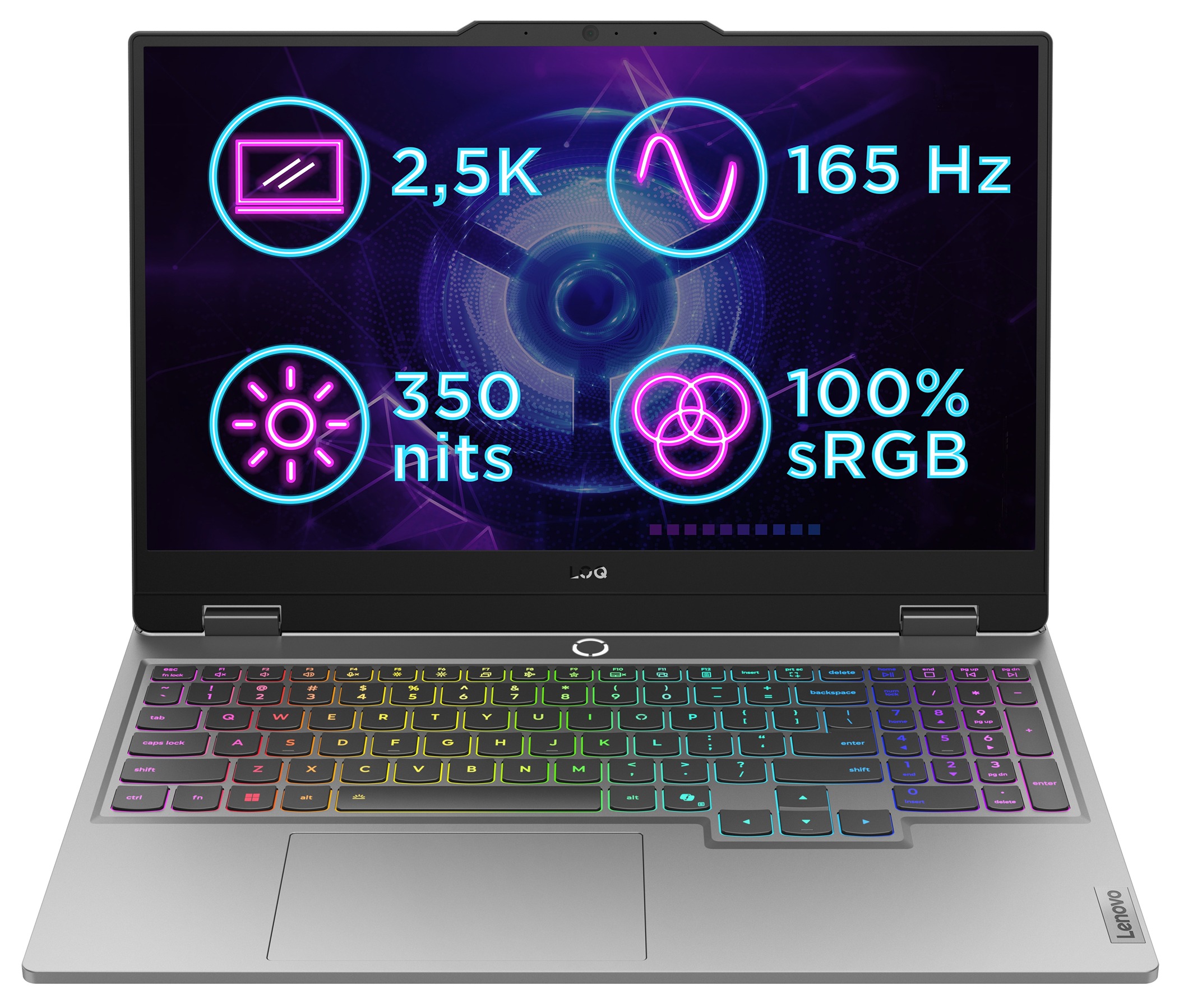 Lenovo LOQ/15IRX10/i7-14700HX/15,6"/QHD/32GB/1TB/RTX 5060/bez OS/Gray/2R 83JE0096CK