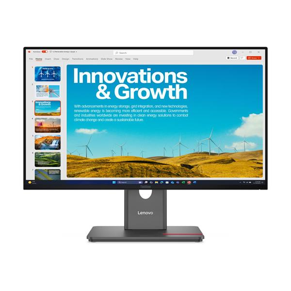 Lenovo P24QD-40 23.8" 2560x1440 1500:1 300cd 4ms HDMI+DP+USB+USB-C+RJ45 dock+dobijanie NTB lift 3y 64B1GAT1EU