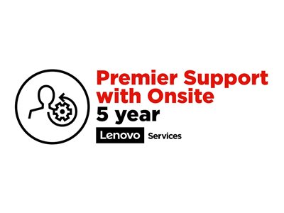 Lenovo Premier Support with Onsite NBD - Prodloužená dohoda o službách - náhradní díly a práce - 5 5WS0T36137
