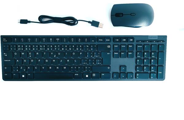 Lenovo Professional Wireless Rechargeable Keyboard and Mouse Combo Czech/Slovak klavesnica, mys, AI 4X31R64322