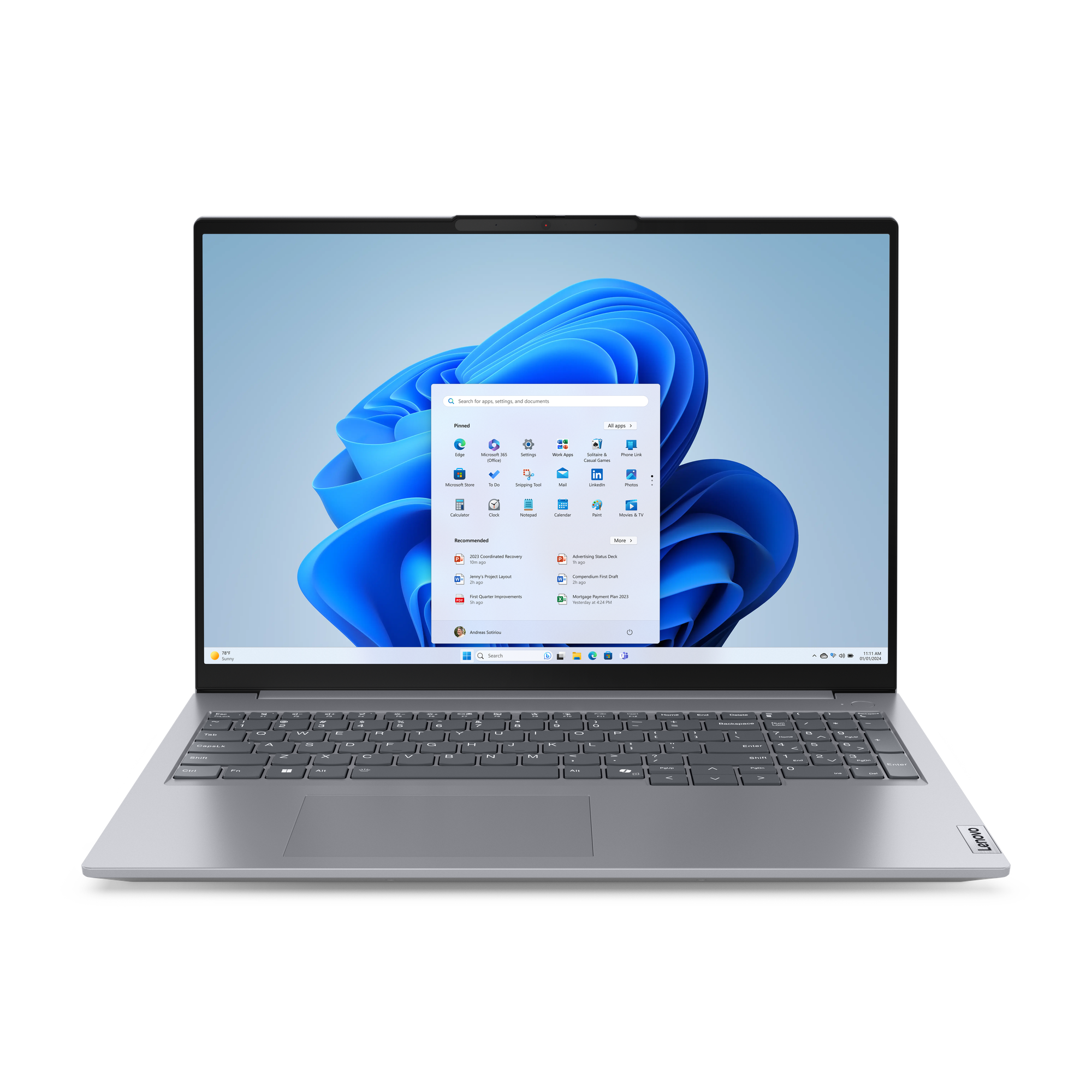 Lenovo ThinkBook 16 G7 Ryzen 5 7535HS/16GB/512GB SSD/16" WUXGA/3yOnsite/Win11 Home/šedá 21MW001ACK