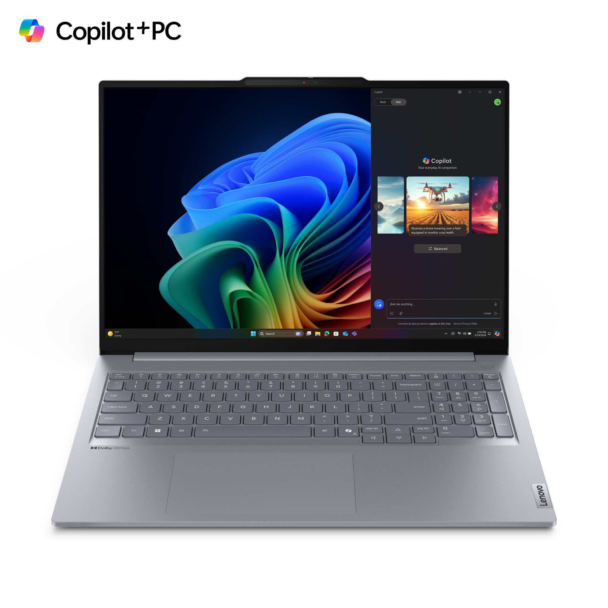 Lenovo ThinkBook 16 G7 Snapdragon® X Plus X1P-42-100/16GB/512 GB SSD/16" WUXGA/3yOnsite/Win11 Home/stříbrná 21NH0007CK