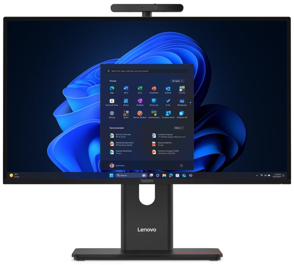 Lenovo ThinkCentre M/M90a Gen 6/23,8"/FHD/U7-265/32GB/1TB/Intel int/W11P/Černá/3ROn-Site 13AV000YCK