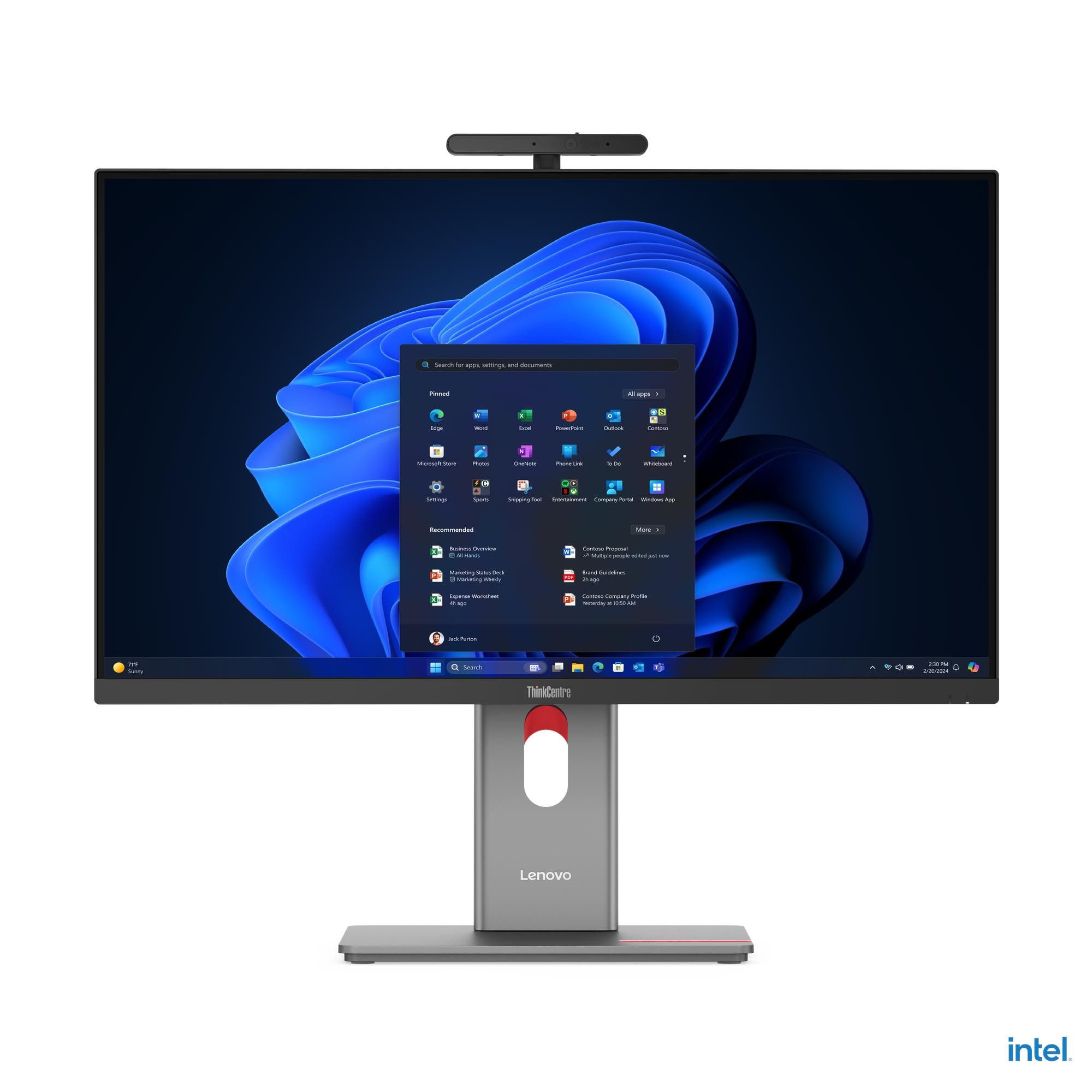 LENOVO ThinkCentre M90a Pro G6 AIO Ultra5 225 16GB 512GB-SSD 27"QHD IPS IntelGraphics Win11Pro Black 13AM0005CK