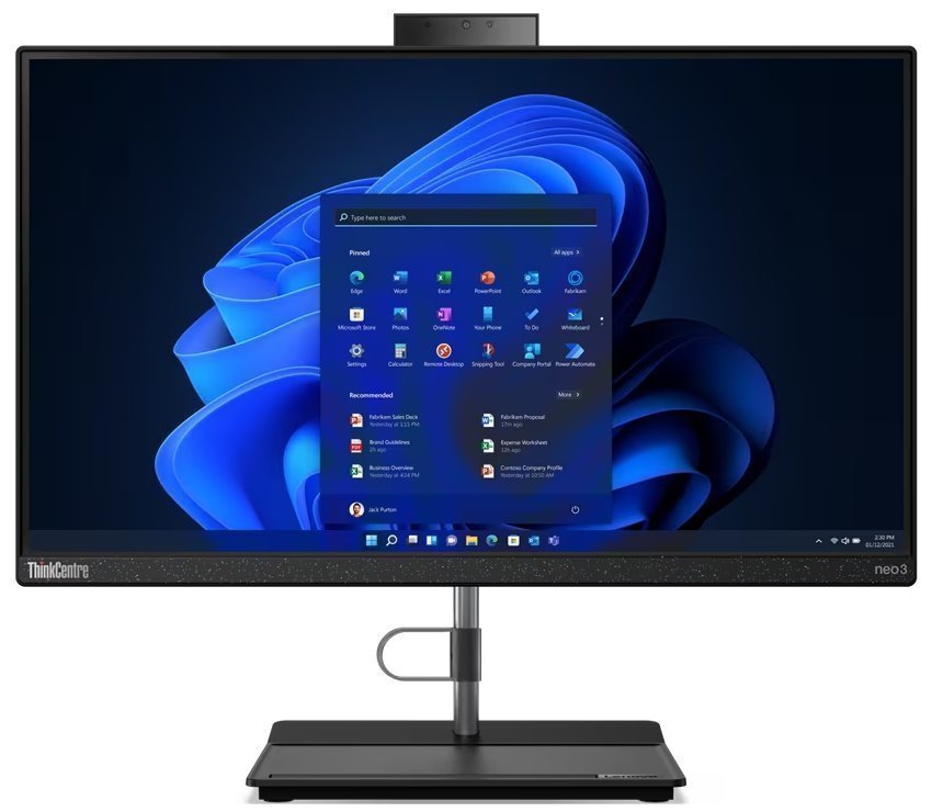 Lenovo ThinkCentre Neo 30a-24 G3/ AiO/ i3-1220P/ 8GB DDR4/ 256GB SSD/ Intel UHD/ 23,8" FHD/ DVD-RW/ W11P/ kbd 12B0004VCK