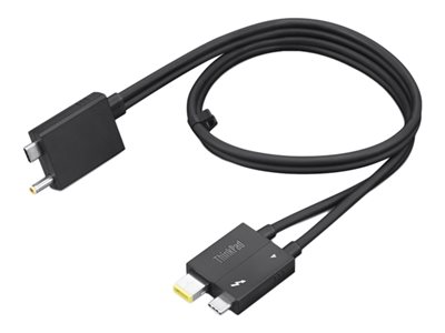 Lenovo, ThinkPad Thunderbolt 4 WorkStation Dock Split Cable 0.7m 4X91K16970