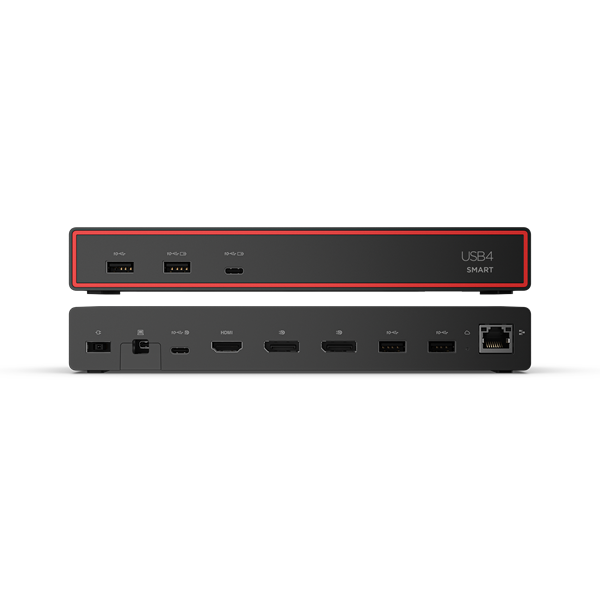 Lenovo ThinkPad USB4 Smart Dock 5500 - PD65W (2x DP, 1x HDMI, 1x RJ45, 1x USB-C,4xUSB-A adapter) pripojit max 40BC0100EU