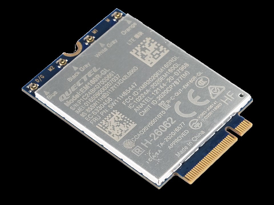 Lenovo TP Quectel EM160R-GL Cat 16 M.2 4G LTE WWAN 4XC1Q24436