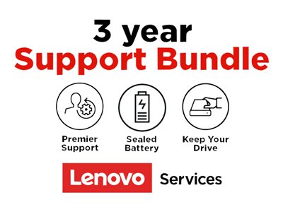 Lenovo warranty, 3Y Lenovo Support (Premier Support + KYD + 3Y SBTY + International Upg) from 3Y De 5PS0N73159