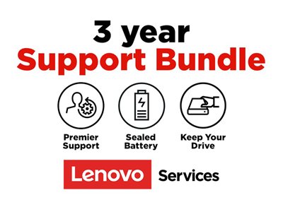 Lenovo warranty, 3Y Lenovo Support (Premier Support + KYD + 3Y SBTY + International Upg) from 3Y On 5PS0N74183