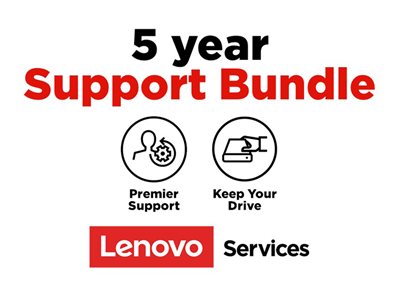 Lenovo warranty, 5Y Lenovo Support (Premier Support + KYD + International Upg) from 3Y Onsite 5PS0N73174