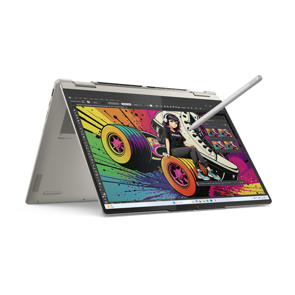 Lenovo Yoga 7 2in1 14AKP10, Ryzen AI 7 350, 14.0˝ 2880 x 1800/Touch, UMA, 32GB, SSD 1TB, W11H, šedý, 3y PS 83JR003FCK