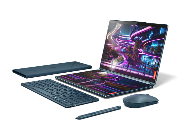 Lenovo Yoga 9/Book 13IMU9/U7-155U/13,3"/2880x1800/T/32GB/1TB SSD/Arc/W11P/Tidal Teal/3R 83FF000PCK