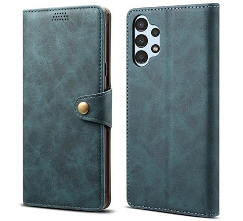 Lenuo Leather flipové pouzdro pro Samsung Galaxy A13, modrá 348269