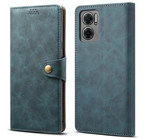 Lenuo Leather flipové pouzdro pro Xiaomi Redmi 10 5G, modrá 348316