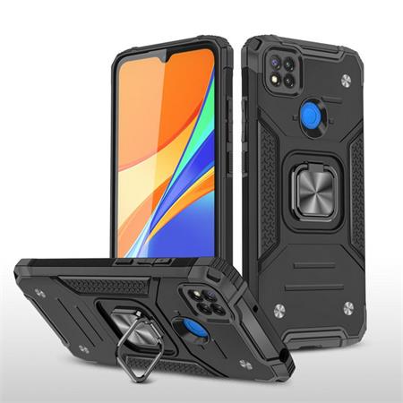 Lenuo Union Armor obal pro Xiaomi Redmi 9C, černá 348306