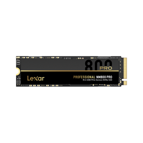 Lexar® 512GB NM800 PRO M.2 NVMe PCIE up to 7450MB/s Read and 3500 MB/s write LNM800P512G-RNNNG