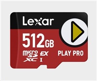 Lexar microSD Express I PLAY Pro Express 7.1, R900/W600 C10 U3 (UHS-I) 512GB LMSXPS0512G-BNNNG
