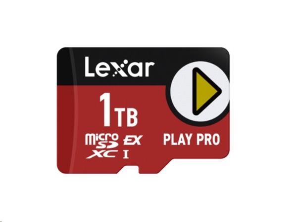 Lexar microSD Express PLAY Pro Express 7.1, R900/W600 C10 U3 (UHS-I) 1TB LMSXPS0001T-BNNNG