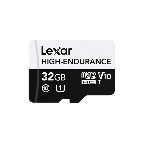 Lexar microSDHC High-Endurance UHS-I/U1/10 R100/W30 (V10) 32GB LMSHGED032G-BCNNG