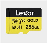Lexar microSDXC GOLD UHS-II/C10/A1/U3 R280/W100 (60) 256GB LMSGOLD256G-BNNNG