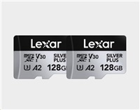 Lexar microSDXC Silver Plus 1066x UHS-I/U3/A2/4K R205/W150 (V30) 128GB - 2pack LMSSIPL128G-B2ANG