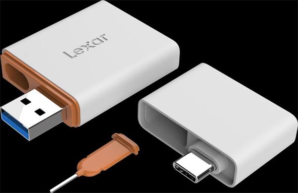 Lexar® nCARD NM card 2-in-1 USB 3.1 Reader LRW350U-BNNNG