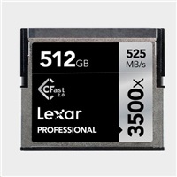 Lexar Pro 3500X Cfast (VPG-130) R525/W445 512GB LC512CRBNA3500