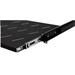 LEXI-Net 19" posuvná police s perforací 1U/350mm, černá LXR19-1U-350B