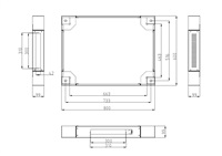 LEXI-Net podstavec s filtrem pro stojanový rozvaděč 600x800, šedý LS-PF68
