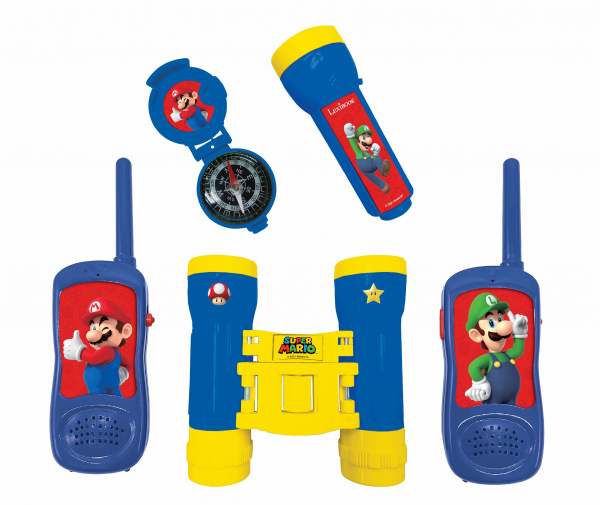 LEXIBOOK Set Nintendo-vysílačky,baterka 3380743084251