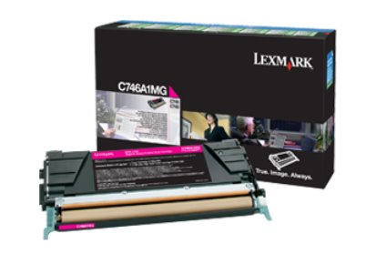 Lexmark C746, C748 Magenta Return Program Toner Cartridge C746A3MG
