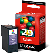 Lexmark originál ink 18C1429E, #29, color, return, Lexmark Z845, P350, Z1300, Z1320