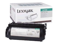 Lexmark originál toner 12A7460, black, 5000str., return, Lexmark T630, T632, T634, X630, X632e