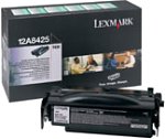 Lexmark originál toner 12A8425, black, 12000str., return, Lexmark T430