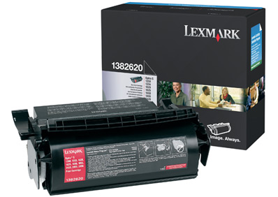 Lexmark originál toner 1382929, black, 17600str., return, Lexmark Optra S 1250, 1620, 1855, 2455, l