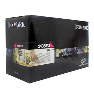 Lexmark originál toner 24B5833, magenta, 18000str., return, extra high capacity, Lexmark XS796de,XS