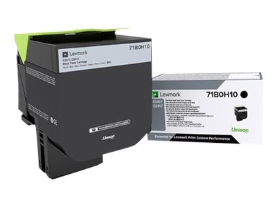 Lexmark originál toner 71B0H10, black, 6000str., high capacity, Lexmark CS417dn,CX417de