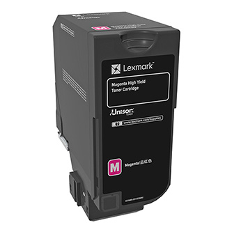 Lexmark originál toner 74C0H30, magenta, 12000str., high capacity, Lexmark CS720de,CS720dte,CS725de