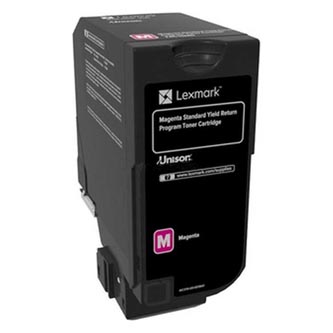 Lexmark originál toner 74C20M0, magenta, 3000str., return, Lexmark CS720de,CS720dte,CS725de,CS725dt