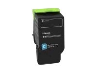 Lexmark originál toner 78C20C0, cyan, 1400str., return, Lexmark CS421dn,CS521dn,CS622de,CX421adn,CX