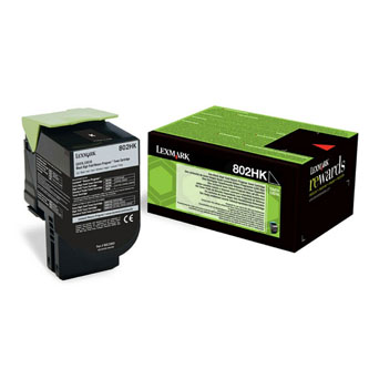 Lexmark originál toner 80C2HKE, black, 4000str., Lexmark CX410/510