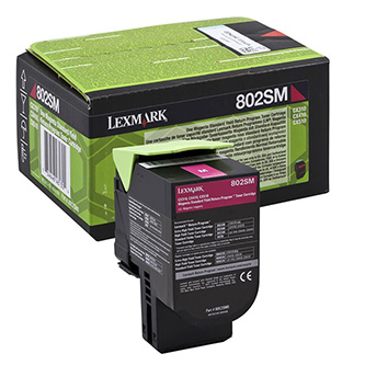 Lexmark originál toner 80C2SME, magenta, 2000str., Lexmark CX310dn, CX310n, CX410de, CX410